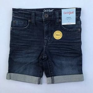 Cat & Jack girls size 5 Bermuda jean shorts NWT